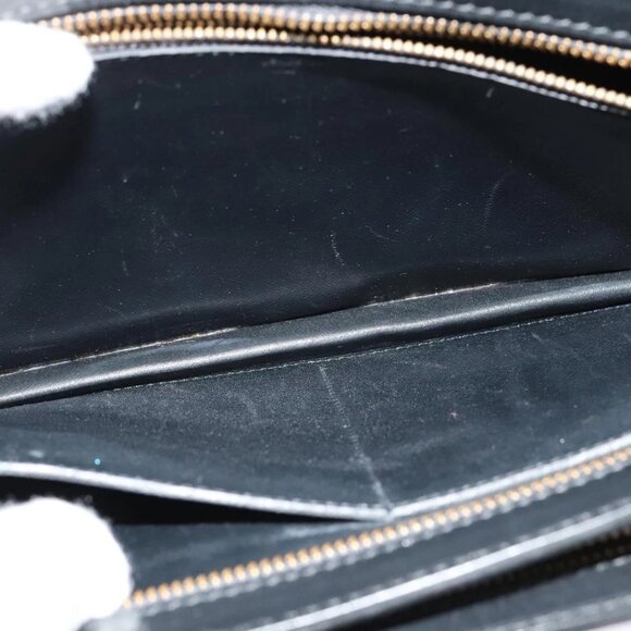 LOUIS VUITTON Epi Angian Shoulder Bag 2way Black M52112 LV Auth 129831 - Picture 11 of 16